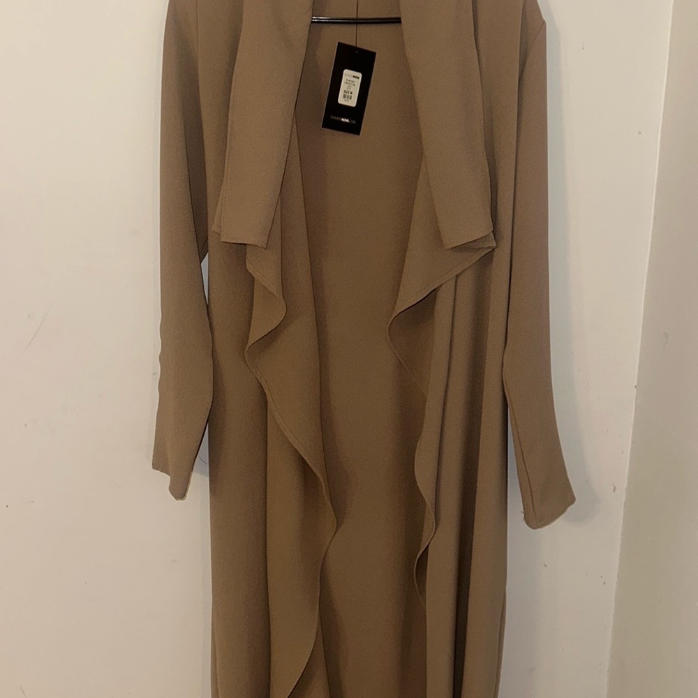 Fashion Nova Blush Open Front Cardigan